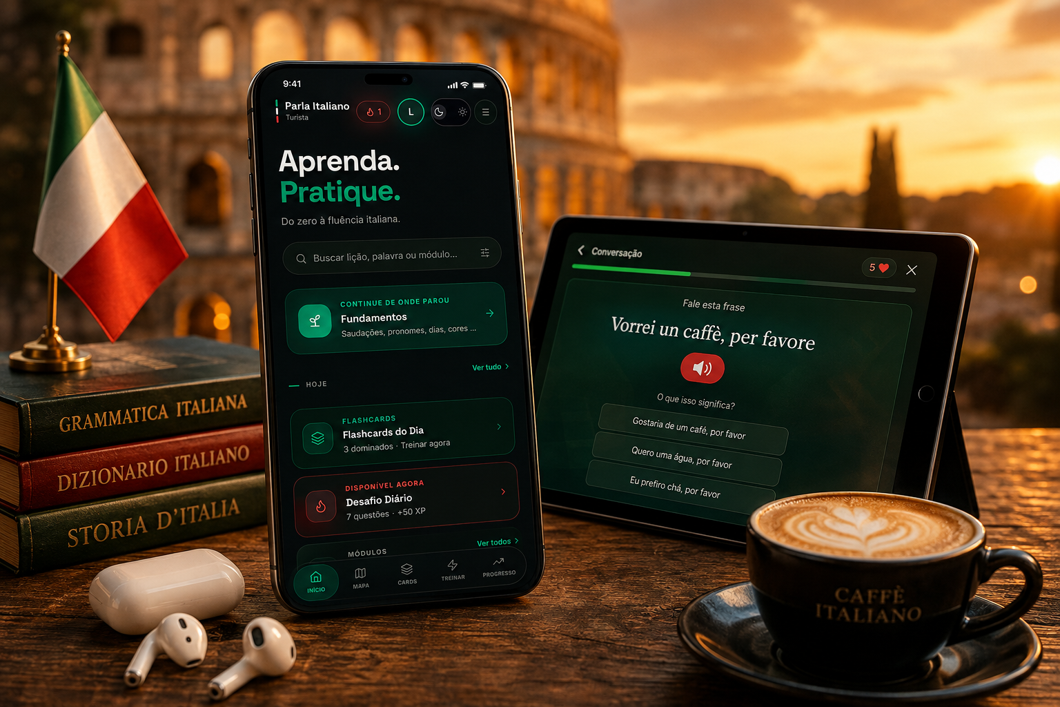 Aplicativo para Aprender Italiano